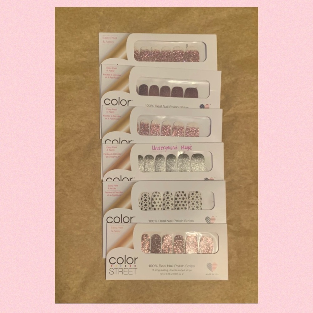 Color Street Nail Strips (bundle of 6!)